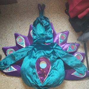 Children's Peacock Halloween Costume (18mo-2T)